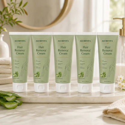 Alurevita™ Natural Gentle Hair Removal Cream | For Women & Men, Sensitive Skin