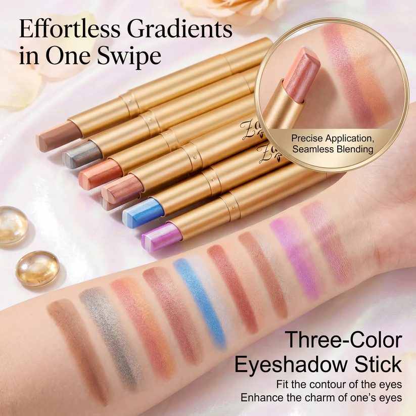 ✨3 Shade Cream Eyeshadow Stick | Smooth & Blendable