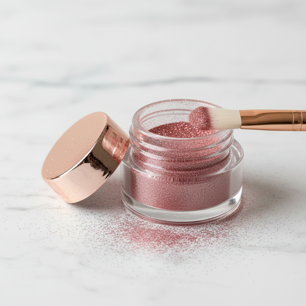 Glitter Pigment Rose Pink