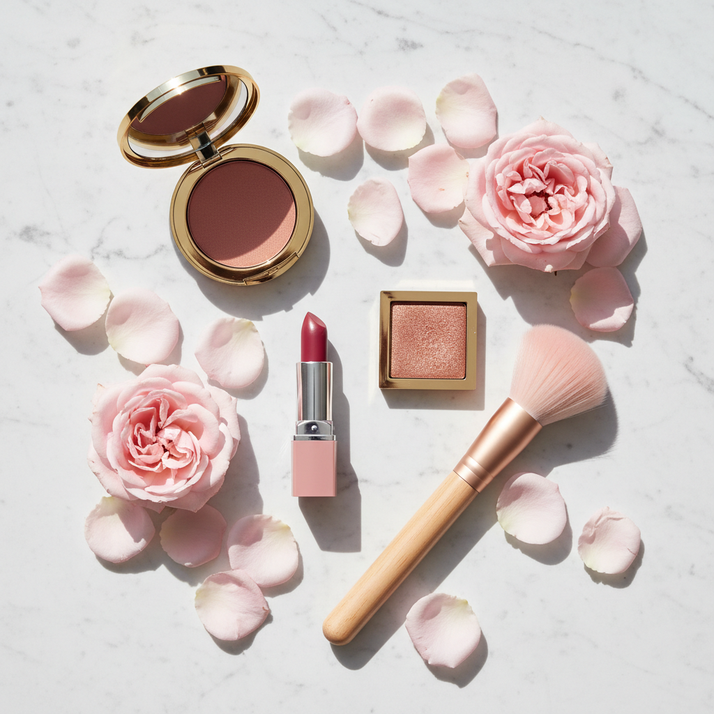 Makeup Flat Lay